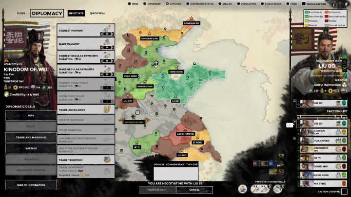 total war three kindoms torgovl 3